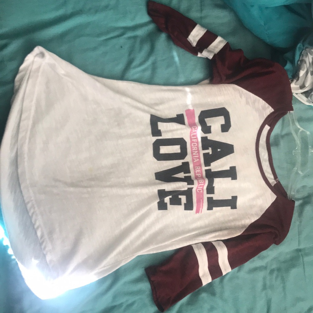California republic half sleeve tee!